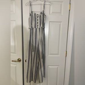 Striped jumpsuit